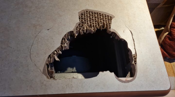 CARAVAN WORKTOP REPAIR