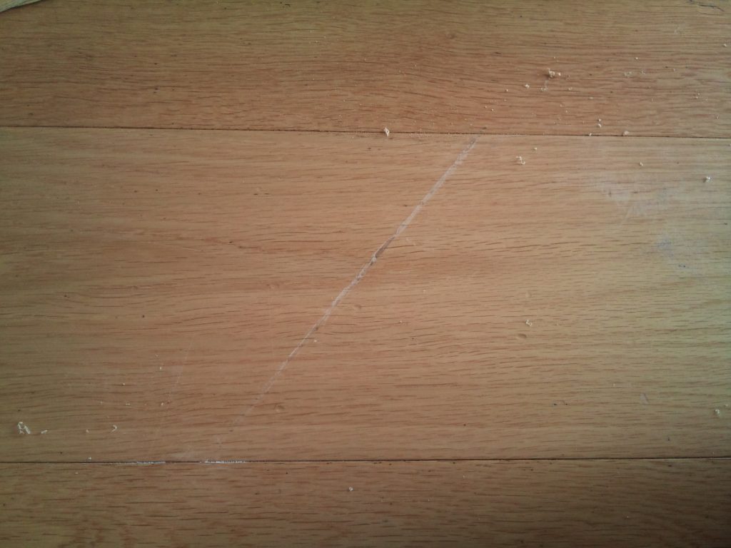 SCRATCHED LAMINATE FLOORING REPAIR