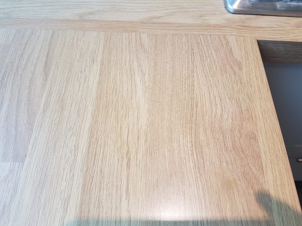 PAN BURN WORKTOP REPAIR AFTER