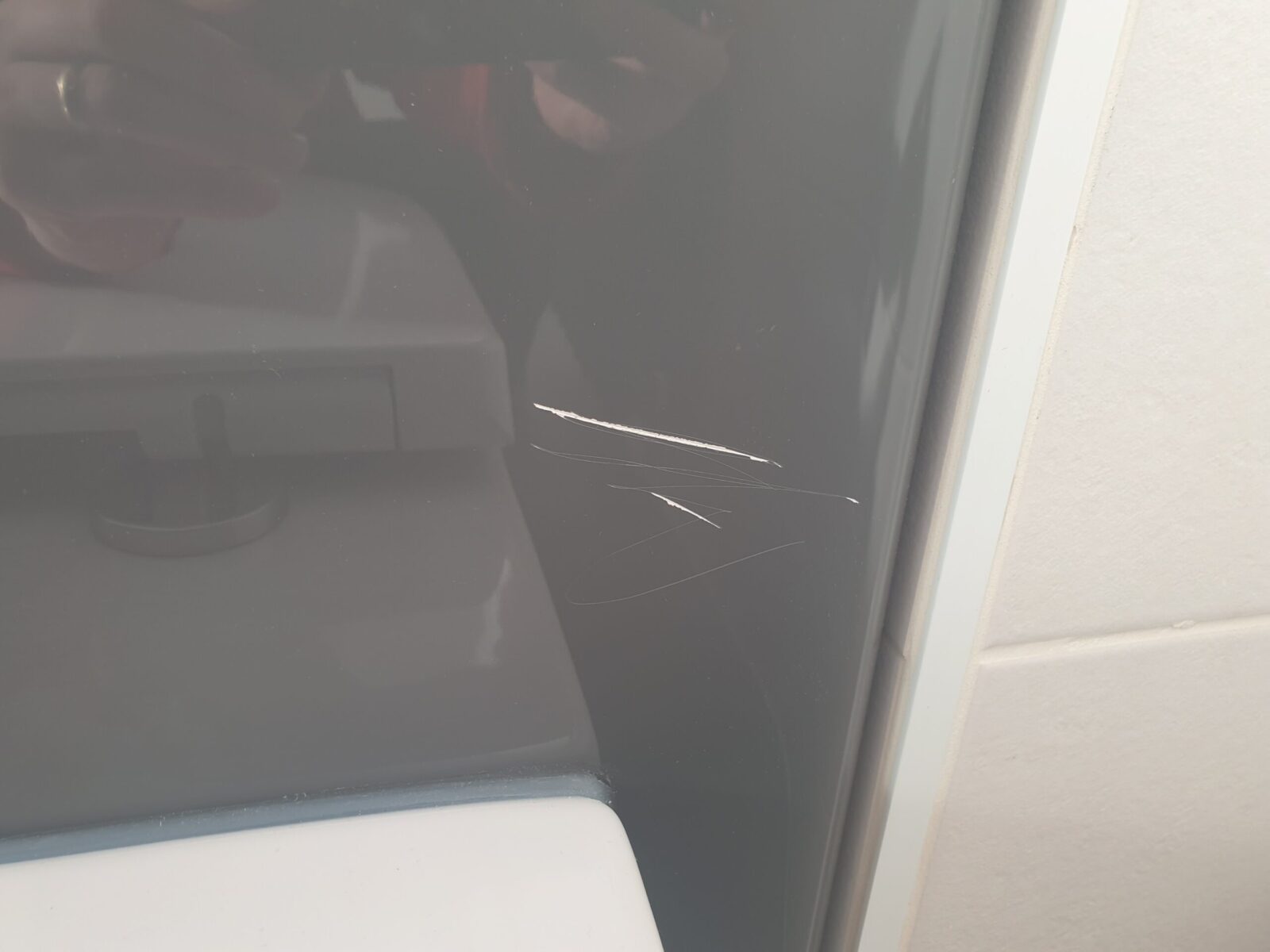 BATHROOM VANITY UNIT SCRATCH REPAIR