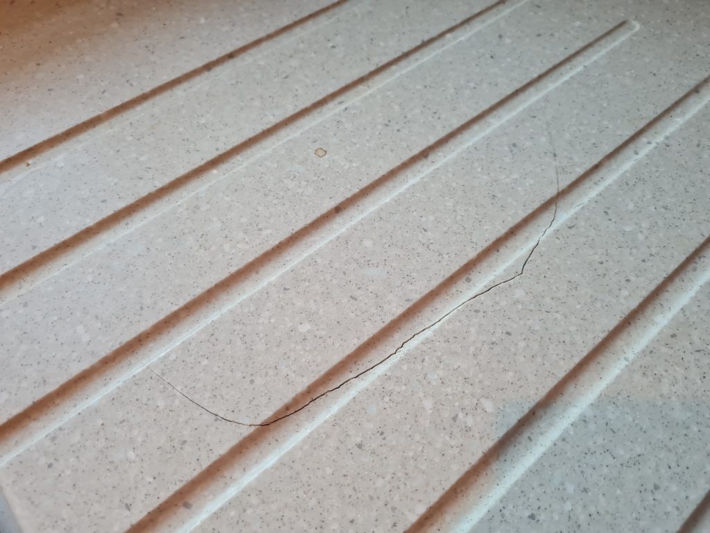 CORRIAN WORKTOP CRACK REPAIR MANCHESTER