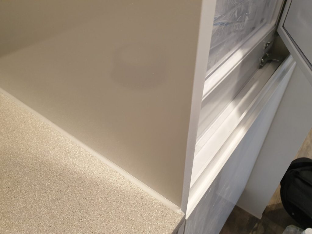 KITCHEN END PANELCHIP SCRATCH REPAIR FALLOWFIELD AFTER