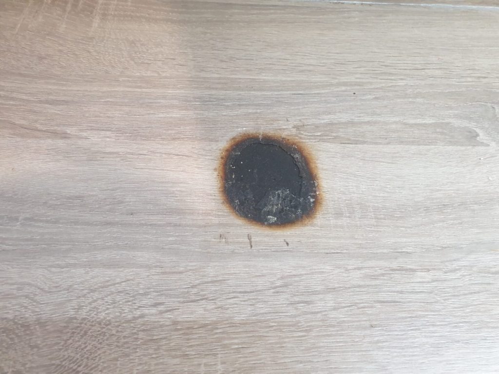 PAN BURN WORKTOP REPAIR MANCHESTER