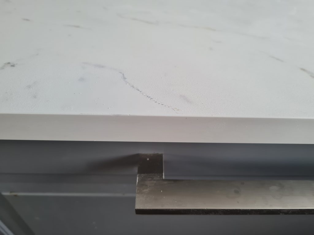 QUARTZ WORKTOP CHIP REPAIR STOCKPORT AFTER