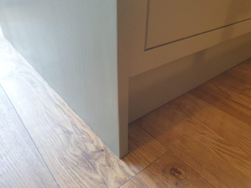 SHAKER STYLE KITCHEN PANEL DOG CHEW REPAIR AFTER