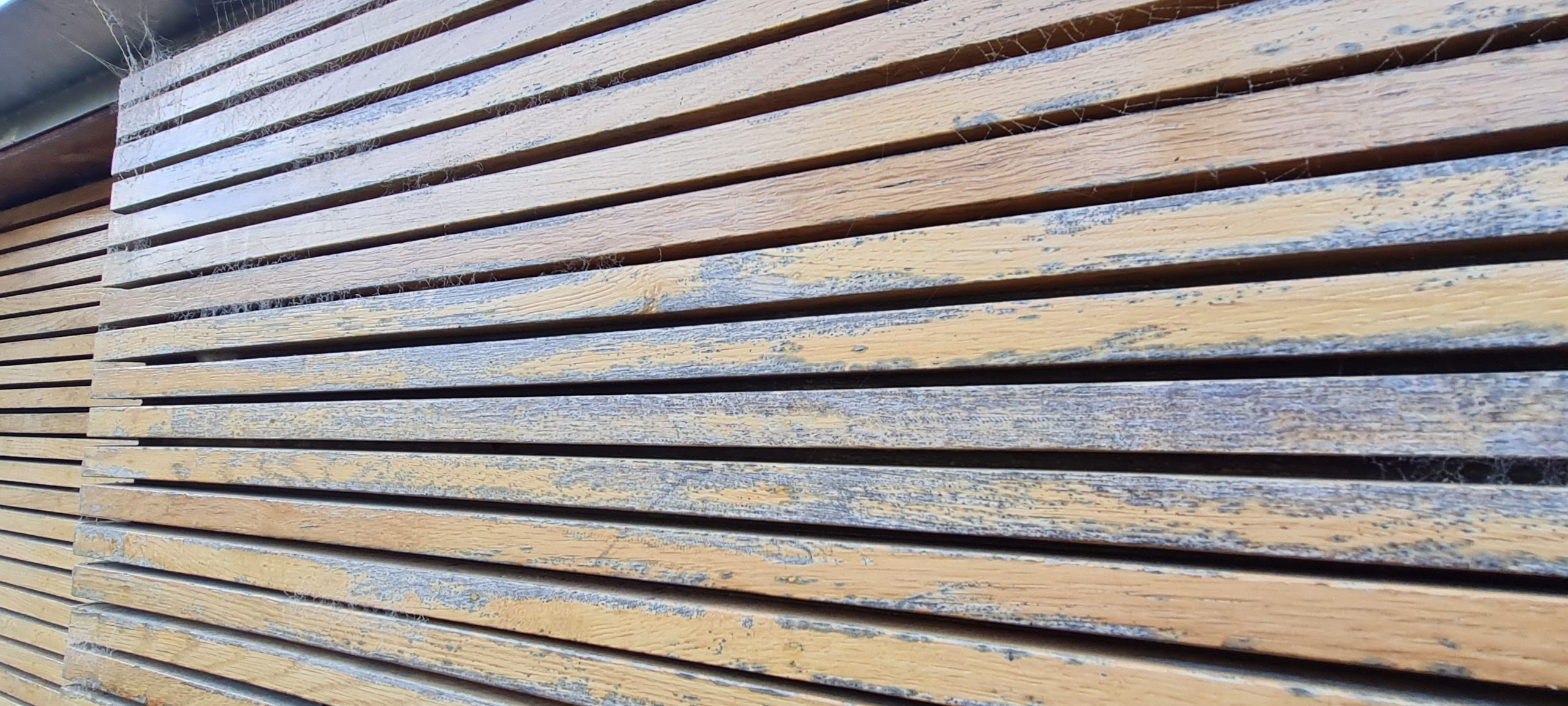 wooden pool house cladding refurbishment